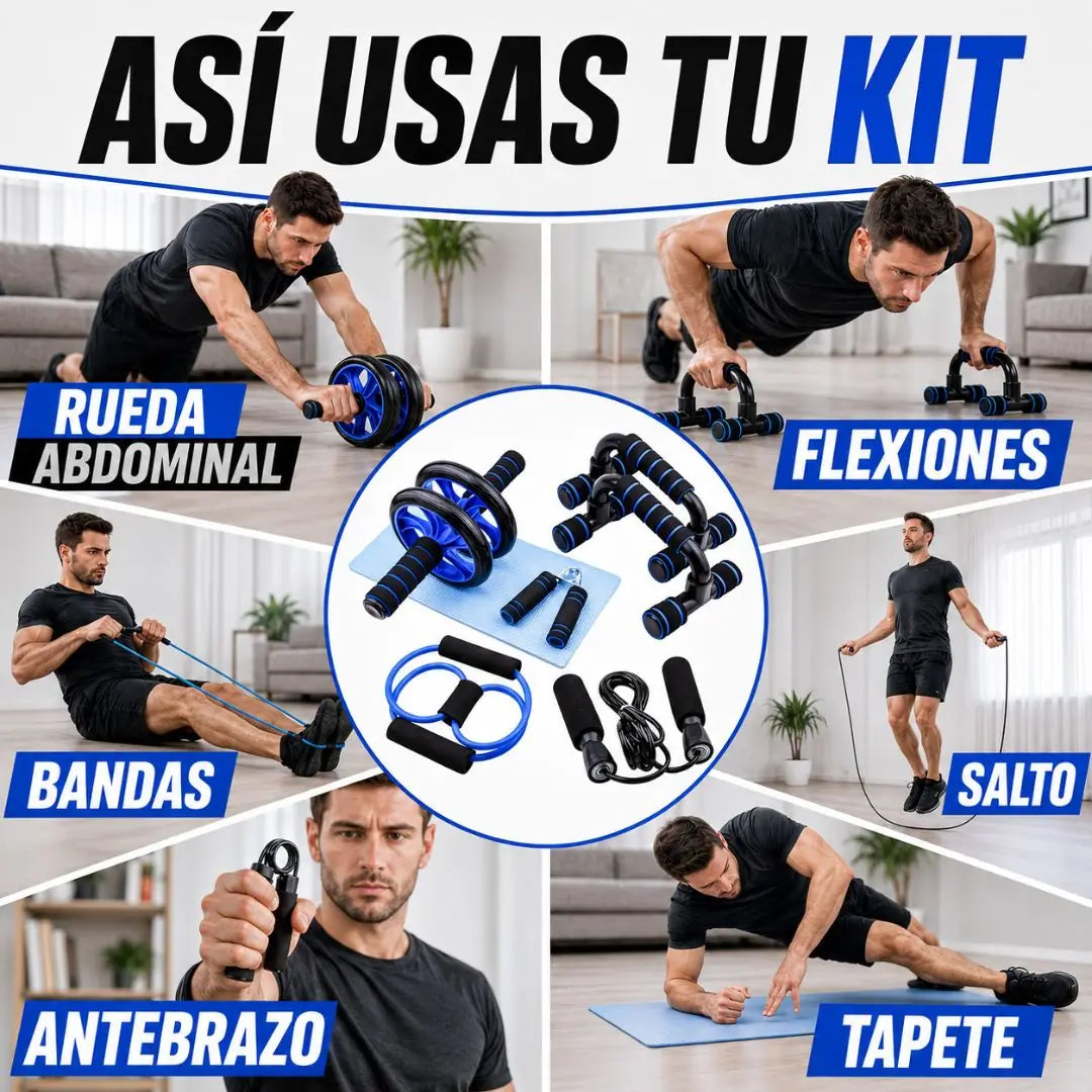 IronMuscle™ Kit Completo para Entrenar en Casa