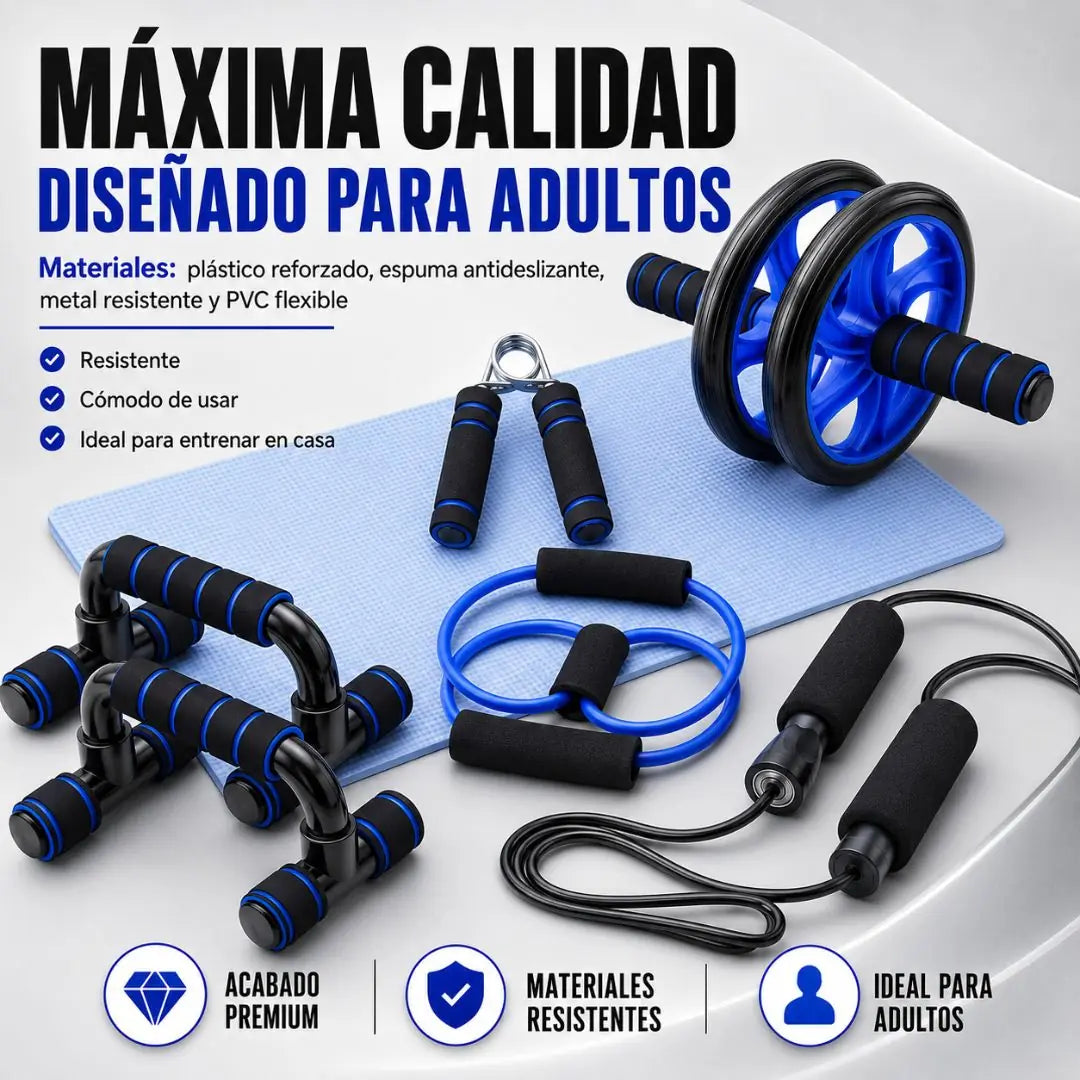 IronMuscle™ Kit Completo para Entrenar en Casa